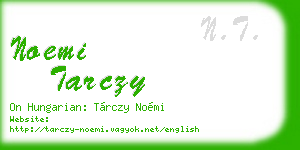 noemi tarczy business card